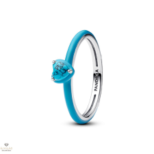 Pandora Me Türkiz szív alakú kő gyűrű 50-es méret - 193828C01-50 gyűrű