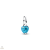 Pandora Me türkizszínű szív mini függő charm - 793827C01