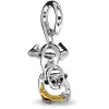 Pandora Moments 763343C01 Kéttónusú mozgatható majom függő charm (Ag925/1000, 2,87 g)