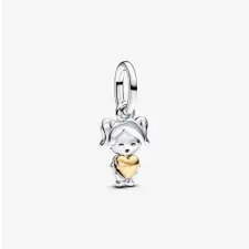 Pandora Moments 763601C00 Boldog kislány függő charm (Ag925/1000, 1,4 g) medál