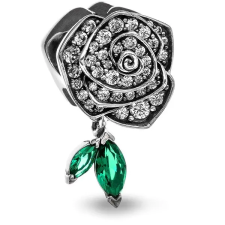 Pandora Moments 793201C01 Szikrázó, virágzó rózsa charm (Ag925/1000, 3,9 g) medál