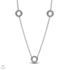 Pandora pavé karikás nyaklánc - 393162C01-50