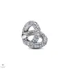 Pandora pavé végtelen csomó szív charm - 793771C01