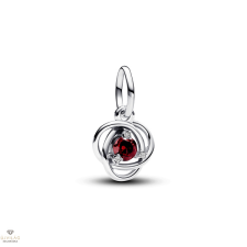 Pandora piros végtelenség köre függő charm - 793125C01 egyéb ékszer