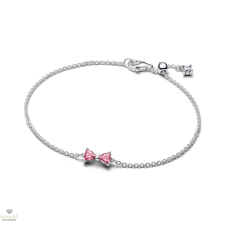 Pandora Rózsaszín Masni karkötő 18 cm - 594234C01-18 karkötő
