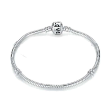 Pandora stílusú karlánc LOVE - 19 cm karkötő
