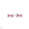 Pandora Szikrázó rózsaszín masni fülbevaló - 293505C01