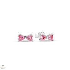 Pandora Szikrázó rózsaszín masni fülbevaló - 293505C01 fülbevaló