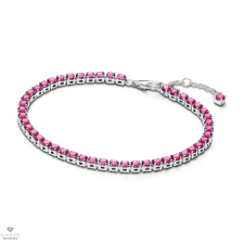 Pandora szikrázó rózsaszín tenisz karkötő 18 cm - 591469C04-18 karkötő