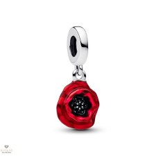 Pandora vörös virág függő charm - 793917C01 medál