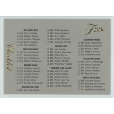 Panini 1994-95 Flair Series 2 Checklist #325 . gyűjthető kártya