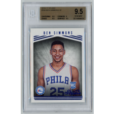Panini 2016-06 Panini Studio BGS - 9.5 Gem Mint #184 Ben Simmons gyűjthető kártya