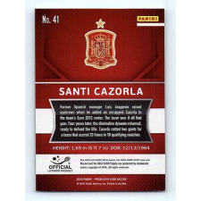 Panini 2016 Panini Panini Uefa Euro Prizm Base #41 Santi Cazorla gyűjthető kártya