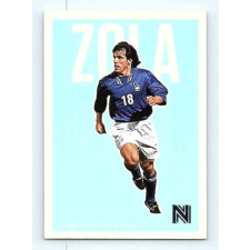 Panini 2017-18 Nobility Soccer Base #10 Gianfranco Zola futball felszerelés