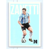 Panini 2017-18 Nobility Soccer Base #36 Javier Zanetti