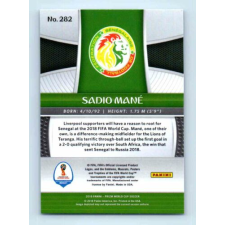 Panini 2017-18 Panini Prizm World Cup Soccer Base #282 Sadio Mane gyűjthető kártya