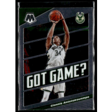 Panini 2019-20 Panini Mosaic Got Game? #25 Giannis Antetokounmpo gyűjthető kártya