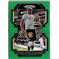 Panini 2021-22 Panini Prizm Green Prizms #1 Giannis Antetokounmpo gyűjthető kártya
