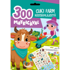 Pannon-Literatúra Kft. Cuki farm készségfejlesztő - 300 matricával gyermek- és ifjúsági könyv