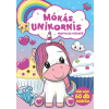Pannon-Literatúra Kft. Mókás unikornis - Matricás kifestő - több mint 60 db matrica