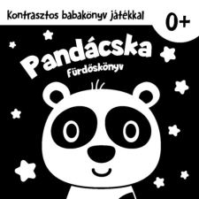Pannon-Literatúra Kft. Pandácska - kontrasztos fürdőskönyv játékkal 0+ gyermek- és ifjúsági könyv