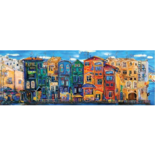 Panoráma puzzle Színes város 1000 darabos puzzle, kirakós