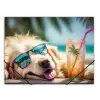PANTA PLAST Gumis mappa, 15 mm, PP, A4, PANTA PLAST, "Chillout dog"