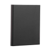 PANTA PLAST Gyűrűs könyv, panorámás, 4 gyűrű, 55 mm, A4, PP/karton, PANTA PLAST, fekete
