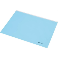 PANTA PLAST Irattartó tasak, A4, PP, cipzáras, PANTA PLAST, pasztellkék irattartó