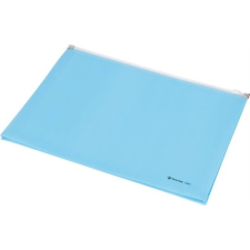 PANTA PLAST Irattartó tasak, A4, PP, cipzáras, talpas, Panta Plast, pasztell kék irattartó