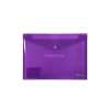 PANTA PLAST Irattartó tasak, A4, PP, patentos, PANTA PLAST, neon lila