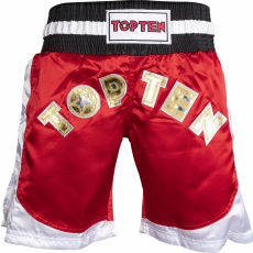  Pantaloni scurti Kickboxing Kick Light, Top Ten, Rosu XL INTL