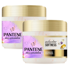 Pantene Silky &amp; Glowing regeneráló Hajpakolás 2x300ml kozmetikai ajándékcsomag