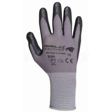 Panther lycra nylon nitril tenyérmártott kesztyű 9 védőkesztyű