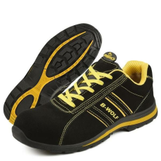  Pantofi de protectie, Comet S1P, antistatici, cu bombeu compozit si lamela antiperforare, Negru/Galben, marimea 42