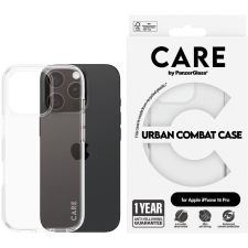 PanzerGlass CARE Apple iPhone 16 Pro Combat átlátszó nem sárguló tok (1354) tok és táska