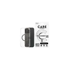 PanzerGlass CARE Apple iPhone 16 Pro MagSafe Combat átlátszó/fekete nem sárguló tok tok és táska