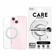 PanzerGlass CARE by PanzerGlass kitámasztható MagSafe tok iPhone 15 - ezüst tok és táska