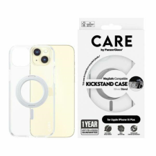 PanzerGlass CARE by PanzerGlass kitámasztható MagSafe tok iPhone 15 Plus - ezüst tok és táska
