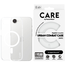 PanzerGlass CARE kryt Apple iPhone 16e MagSafe Urban Combat čirý/bílý tok és táska