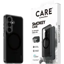 PanzerGlass CARE Samsung Galaxy S26 Smokey Qi füstös/fekete tok tok és táska