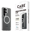 PanzerGlass CARE Samsung Galaxy S26 Ultra Urban Qi átlátszó/fehér tok + egyéves sárgulás elleni gara