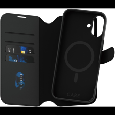 PanzerGlass CARE tok Apple iPhone 16 Plus MagSafe Wallet 2v1 fekete (1331) tok és táska