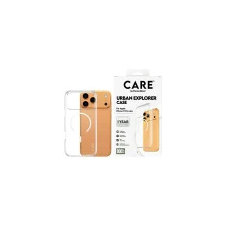 PanzerGlass CARE tok Apple iPhone 17 Pro Max-hoz, Urban, átlátszó/fehér, MagSafe tok és táska