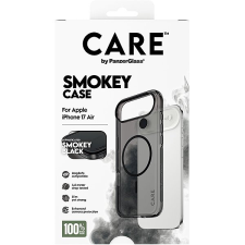 PanzerGlass CARE tok Apple iPhone Air-hez, Smokey, füstszínű/fekete, MagSafe tok és táska
