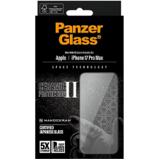 PanzerGlass Ceramic II Apple iPhone 17 Pro Max üvegfólia + felhelyező keret mobiltelefon kellék