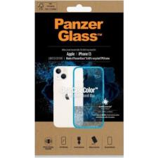PanzerGlass ClearCase iPhone 13 Antibacterial Military Telefon tok - Átlátszó / Kék (0331) tok és táska