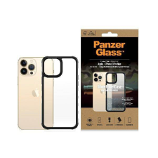 PanzerGlass ClearCase iPhone 13 Pro Max 6.7&quot; fekete antibakteriális ütésálló SilverBullet tok tok és táska