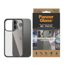 PanzerGlass ClearCase iPhone 14 Pro 6.1&quot; antibakteriális fekete tok tok és táska
