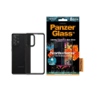 PanzerGlass ClearCase Samsung A72 A725 Telefon Tok - Átlátszó / Fekete (0296)
